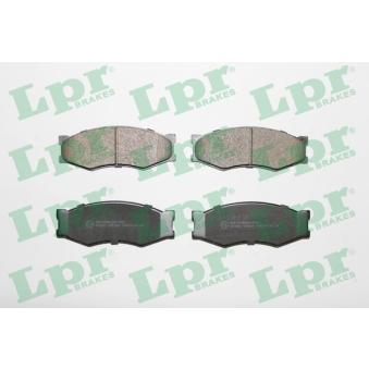 Jeu de 4 plaquettes de frein avant LPR OEM DA06M31E86