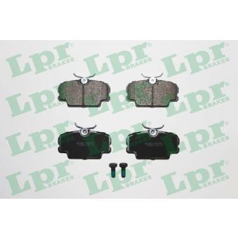 Jeu de 4 plaquettes de frein avant LPR OEM 0014201020