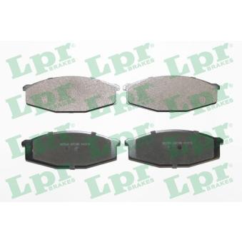 Jeu de 4 plaquettes de frein avant LPR OEM 41060C7194