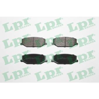 Jeu de 4 plaquettes de frein avant LPR 05P290 pour SUZUKI SAMURAI 1.3 - 60cv