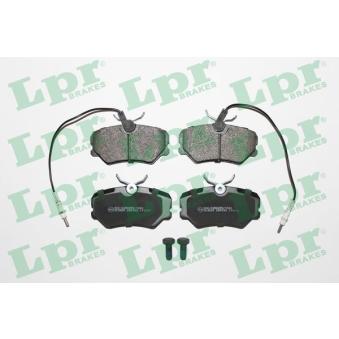 Jeu de 4 plaquettes de frein avant LPR 05P293 pour AUDI 50 2.0 - 121cv