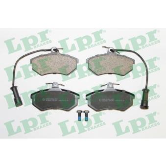 Jeu de 4 plaquettes de frein avant LPR OEM 853698151E