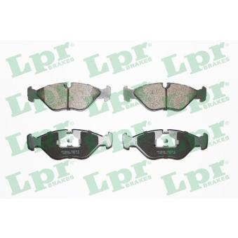 Jeu de 4 plaquettes de frein avant LPR OEM 4839700