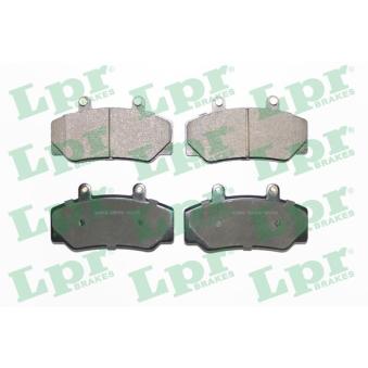 Jeu de 4 plaquettes de frein avant LPR OEM 31261184