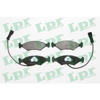 Jeu de 4 plaquettes de frein avant LPR OEM 6178480