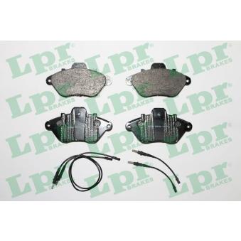 Jeu de 4 plaquettes de frein avant LPR OEM 95654086