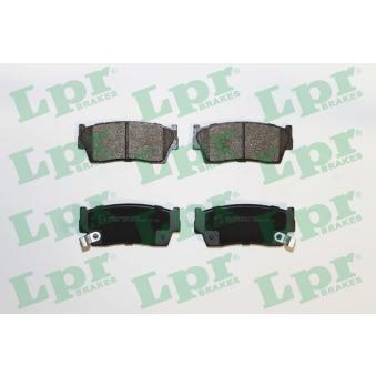 Jeu de 4 plaquettes de frein avant LPR OEM 5520060811 Jeu de 4 plaquettes de frein avant LPR OEM 5520060811