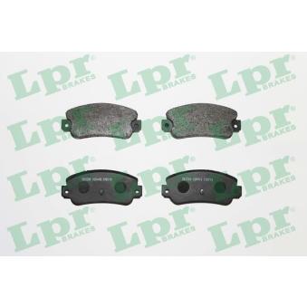 Jeu de 4 plaquettes de frein arrière LPR OEM 793485