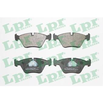 Jeu de 4 plaquettes de frein avant LPR OEM JLM20702