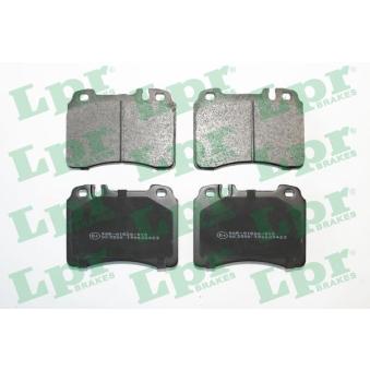 Jeu de 4 plaquettes de frein avant LPR OEM A002420152005