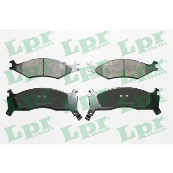 Jeu de 4 plaquettes de frein avant LPR OEM 0K0113323Z
