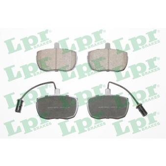 Jeu de 4 plaquettes de frein avant LPR OEM 1902494