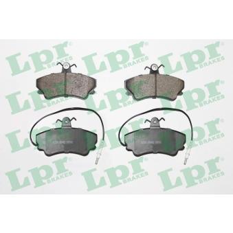 Jeu de 4 plaquettes de frein avant LPR OEM 6025170170 Jeu de 4 plaquettes de frein avant LPR OEM 6025170170