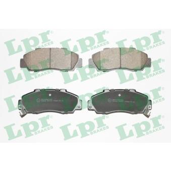 Jeu de 4 plaquettes de frein avant LPR OEM 586207468 Jeu de 4 plaquettes de frein avant LPR OEM 586207468