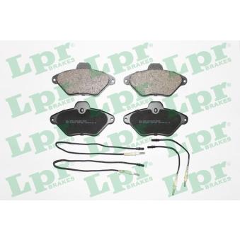 Jeu de 4 plaquettes de frein avant LPR [05P486]
