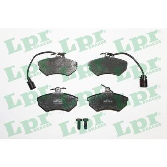 Jeu de 4 plaquettes de frein avant LPR OEM 357698151C Jeu de 4 plaquettes de frein avant LPR OEM 357698151C