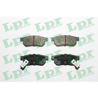 Jeu de 4 plaquettes de frein arrière LPR OEM 43022SR3000