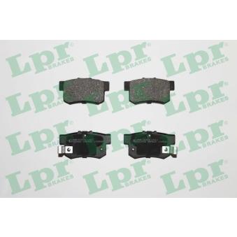 Jeu de 4 plaquettes de frein arrière LPR 05P508 pour MERCEDES-BENZ CLASSE V 1.4 i - 75cv