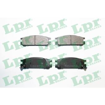 Jeu de 4 plaquettes de frein arrière LPR OEM 26296AA081