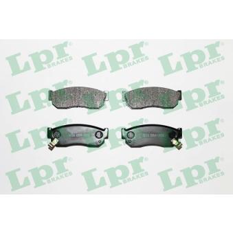 Jeu de 4 plaquettes de frein avant LPR 05P519