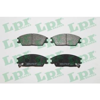 Jeu de 4 plaquettes de frein avant LPR [05P542]
