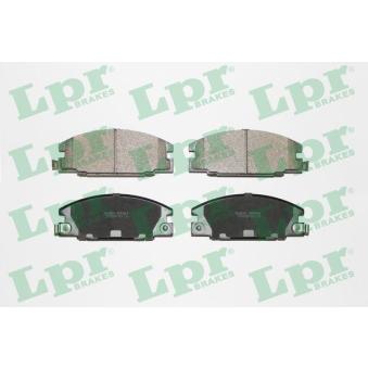 Jeu de 4 plaquettes de frein avant LPR OEM 894611550