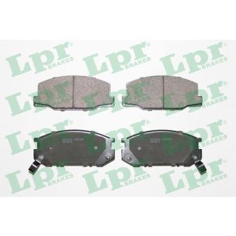 Jeu de 4 plaquettes de frein avant LPR OEM 0449128280