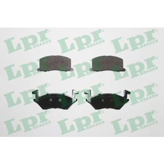Jeu de 4 plaquettes de frein avant LPR OEM 0449110131