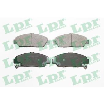 Jeu de 4 plaquettes de frein avant LPR OEM 45022SS0508