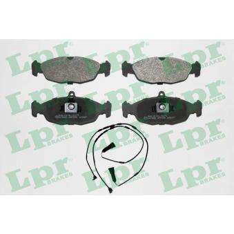 Jeu de 4 plaquettes de frein avant LPR OEM 90442995