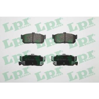 Jeu de 4 plaquettes de frein arrière LPR OEM AY060NS015