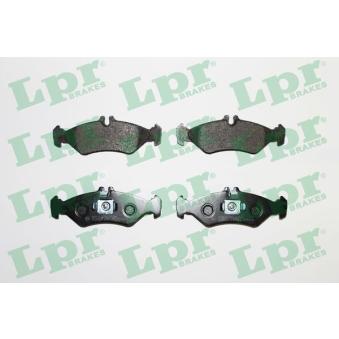 Jeu de 4 plaquettes de frein arrière LPR 05P609 pour VOLKSWAGEN LT 2.5 TDI - 83cv