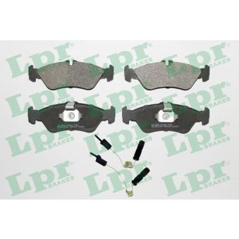 Jeu de 4 plaquettes de frein arrière LPR OEM 0024206020