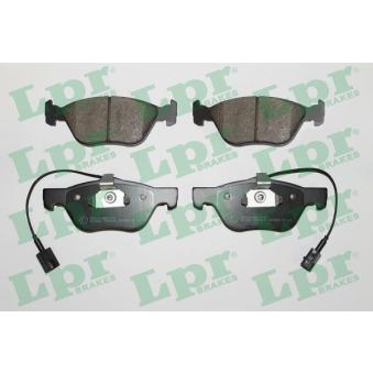 Jeu de 4 plaquettes de frein avant LPR OEM 9951030