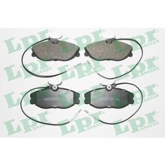 Jeu de 4 plaquettes de frein avant LPR [05P620]