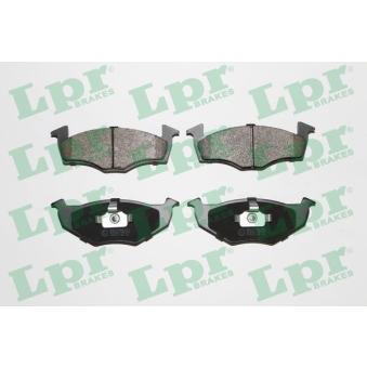 Jeu de 4 plaquettes de frein avant LPR 05P627 pour SKODA FABIA 1.6 i - 73cv