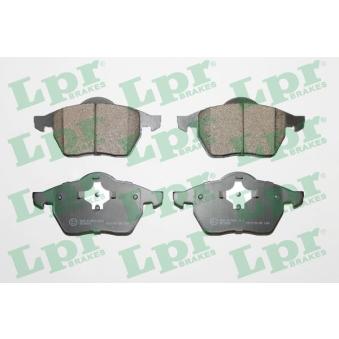 Jeu de 4 plaquettes de frein avant LPR 05P639 pour SEAT LEON 1.9 TDI - 110cv