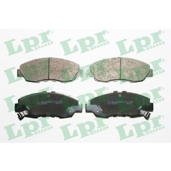 Jeu de 4 plaquettes de frein avant LPR OEM 45022S5D405