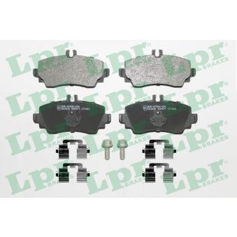 Jeu de 4 plaquettes de frein avant LPR OEM 1684200020