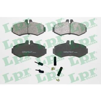 Jeu de 4 plaquettes de frein avant LPR OEM 0034200120 Jeu de 4 plaquettes de frein avant LPR OEM 0034200120