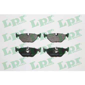 Jeu de 4 plaquettes de frein arrière LPR 05P675 pour CHEVROLET AVEO 316 i - 105cv