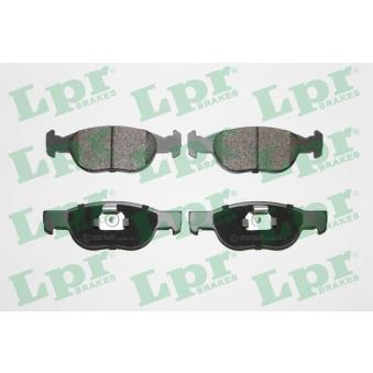 Jeu de 4 plaquettes de frein avant LPR OEM 77362190