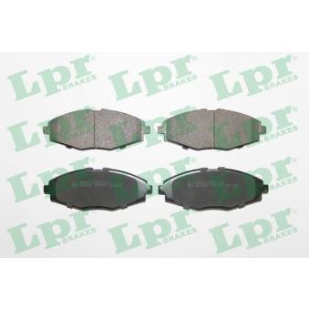 Jeu de 4 plaquettes de frein avant LPR [05P693]