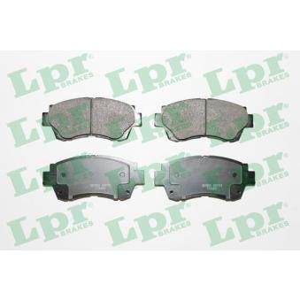 Jeu de 4 plaquettes de frein avant LPR OEM 0446550080