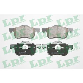 Jeu de 4 plaquettes de frein avant LPR [05P704]