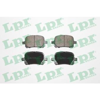 Jeu de 4 plaquettes de frein avant LPR OEM 0446533120