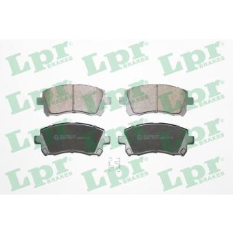 Jeu de 4 plaquettes de frein avant LPR OEM 26296AE220