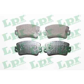 Jeu de 4 plaquettes de frein avant LPR OEM 7701348682