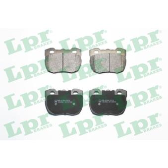 Jeu de 4 plaquettes de frein avant LPR OEM RTC5760