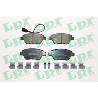 Jeu de 4 plaquettes de frein avant LPR OEM 425406